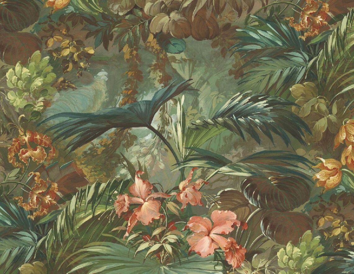 La Maison Walls Tropical Jungle Mural